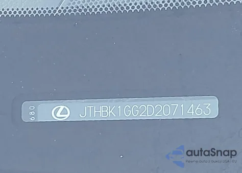 2013 Lexus Es 350 from USA, damaged, VIN JTHBK1GG2D2071463